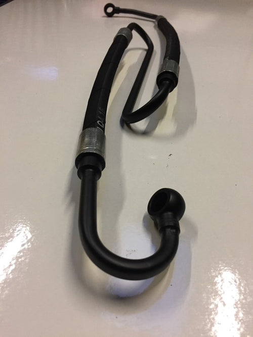 BMW E46 M3 High Pressure Power Steering Hose 2000-2006 with black paint finish - image 2