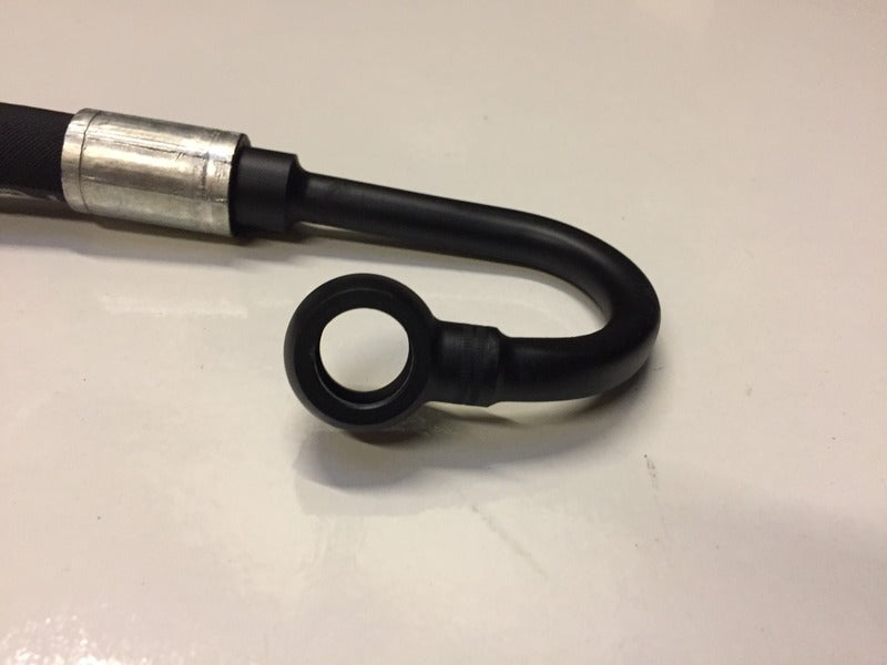 BMW E46 M3 High Pressure Power Steering Hose 2000-2006 with black paint finish - image 3